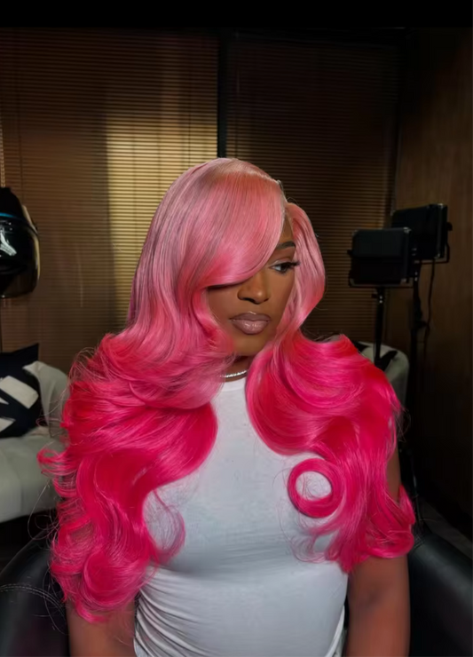 Pink ombré